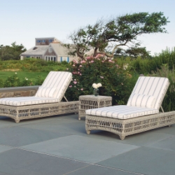Kingsley Bate Southampton Wicker Chaise Lounge Set - KB-SOUTHAMPTON-SET4