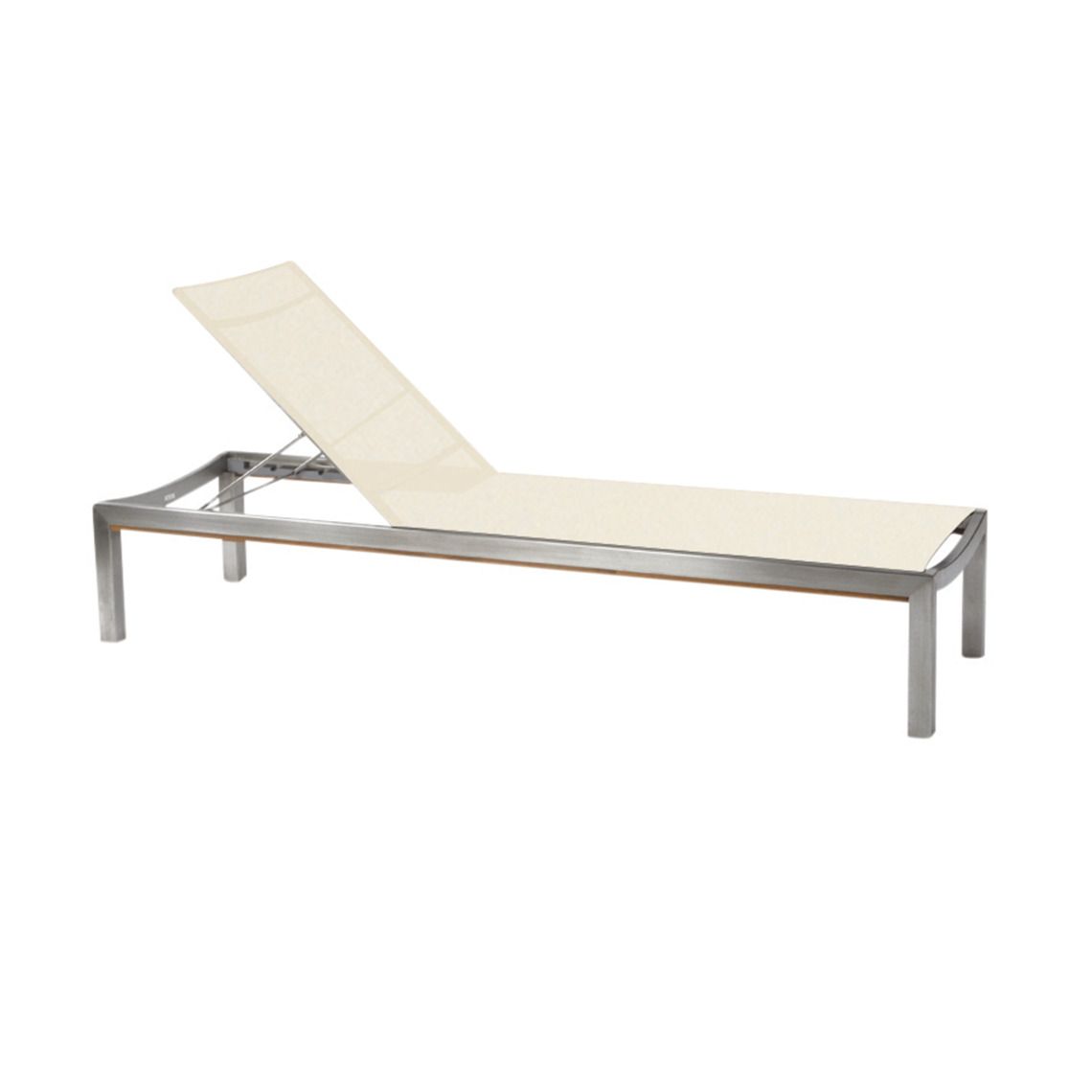 Kingsley Bate Tiburon Adjustable Chaise Lounge with Wheels