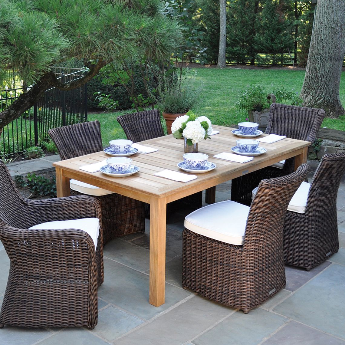 Wainscott 73" x 40" Rectangle Dining Table set