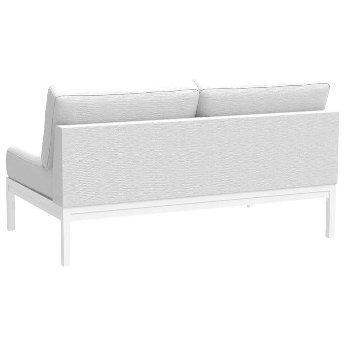 Bespoke Modular Armless Loveseat back