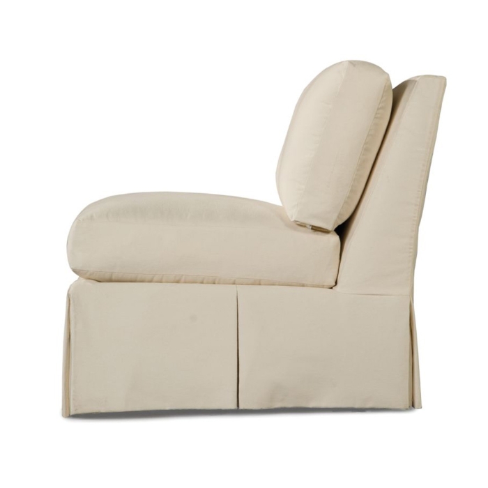 Harrison Armless Swivel Chair side view