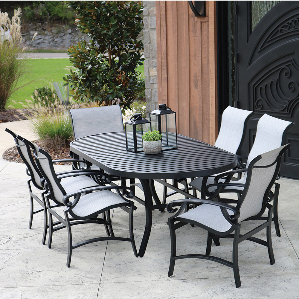 Lane Venture Montery Sling Patio Dining Set for 6 - LV-MONTEREY-SET2