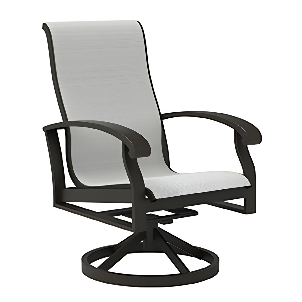 Lane Venture Smith Lake Sling Swivel Rocker Dining Chair - 418-46