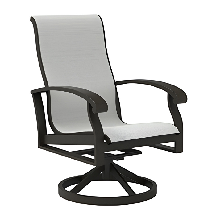 Lane Venture Smith Lake Sling Swivel Rocker Dining Chair - 418-46