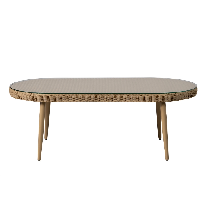 Cascade 48" Oval Cocktail Table front