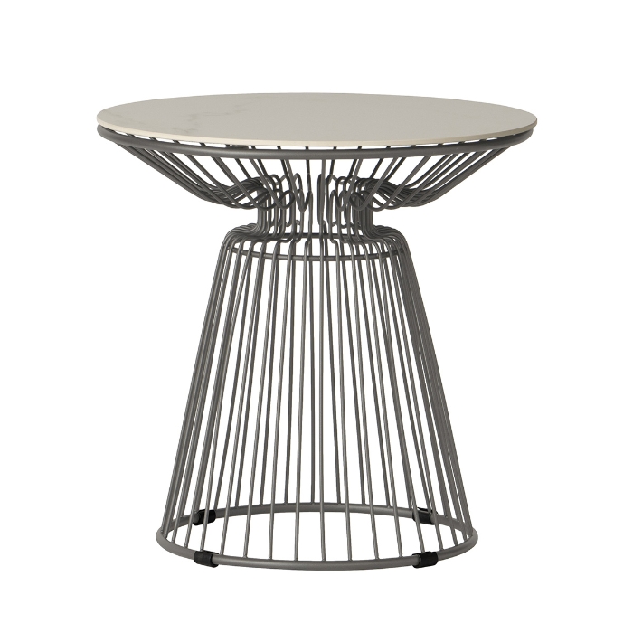 Lloyd Flanders Universal 18" End Table with Stone Top