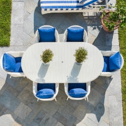 Lloyd Flanders Wicker Tables