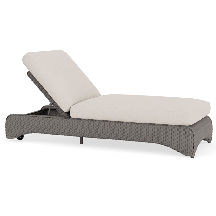 Adjustable back chaise lounge