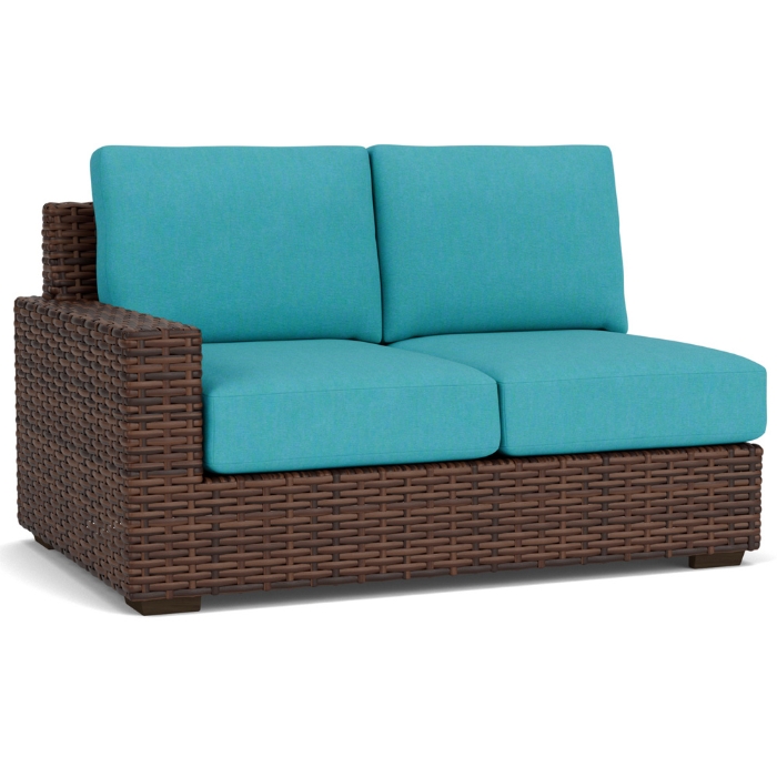 Contempo Small Woven Vinyl Wicker Patio Sectional Set - LF-CONTEMPO-SET7