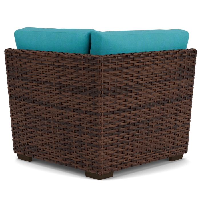 Contempo Woven Vinyl Wicker Corner Sectional Chair - 38054