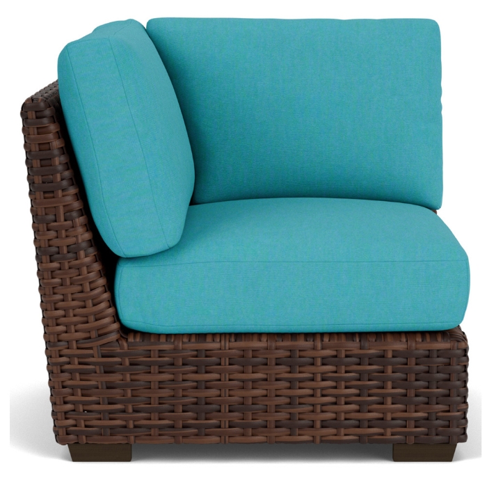 Contempo Woven Vinyl Wicker Corner Sectional Chair - 38054