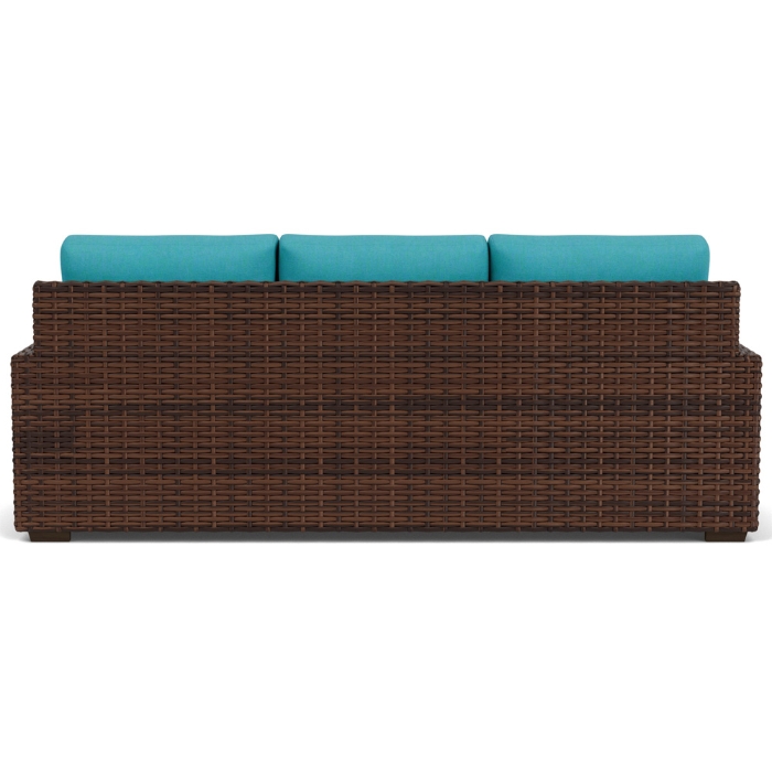 Contempo Woven Vinyl Wicker Sofa - 38055