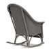 High Back Wicker Lounge Rocking Chair - 8036