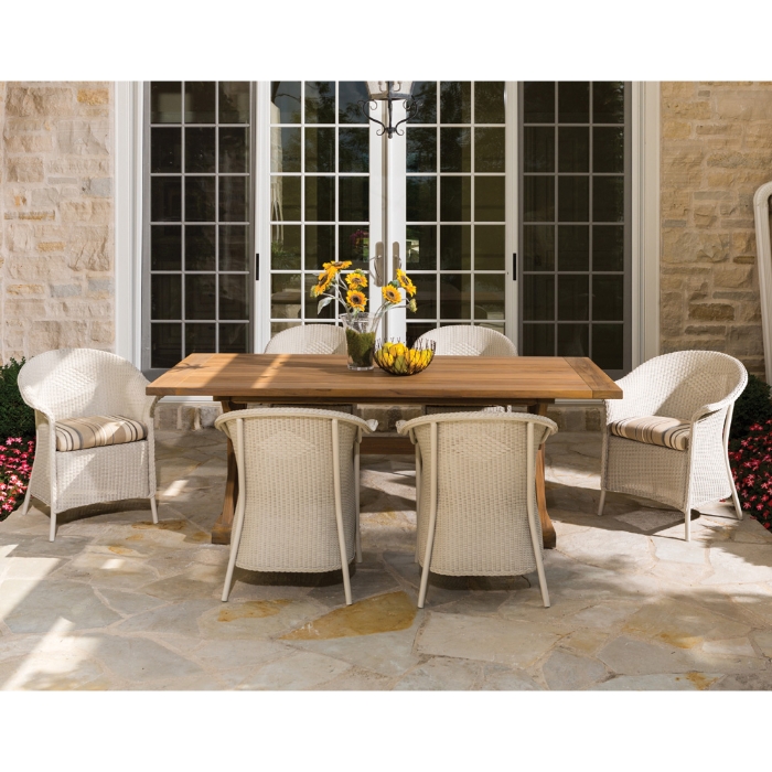 86" x 40" Rectangle Trestle Base Dining Table - 286186