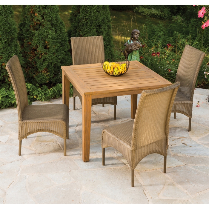 High Back Wicker Dining Chair - 286006