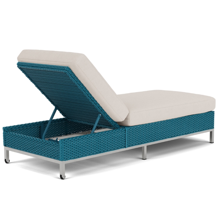 Elements Wicker Chaise Back Detail