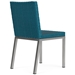 Elements Armless Wicker Dining Chair back