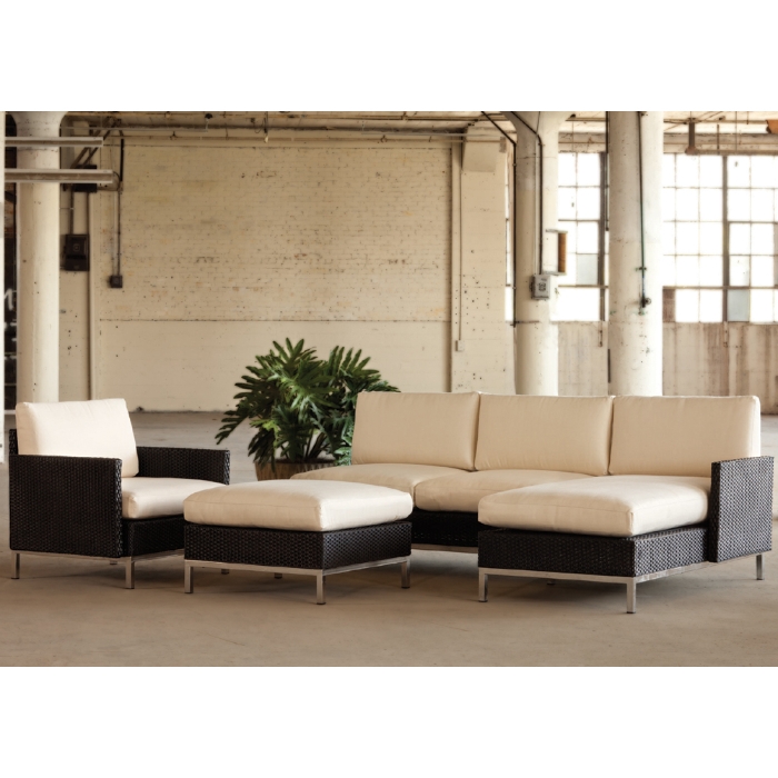 Elements Wicker Left Arm Chaise - 203025