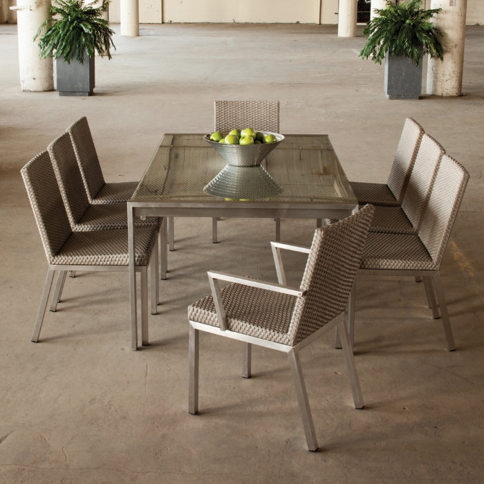 Elements Wicker Dining Arm Chair - 203301