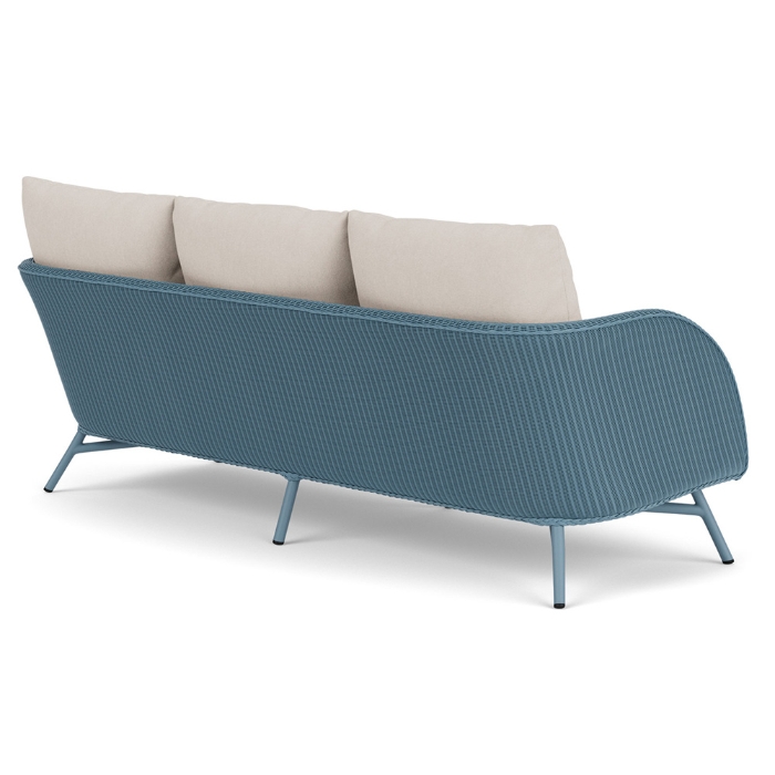 Essence Wicker Sofa Back Angle