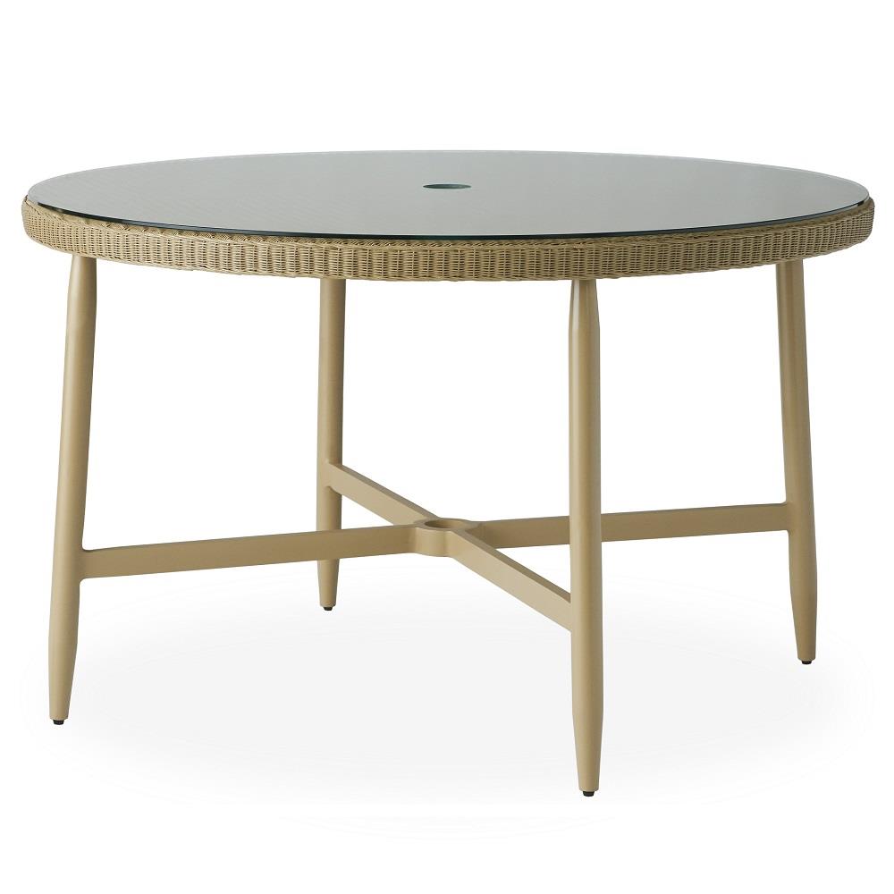 Fairview 48" Round Umbrella Dining Table