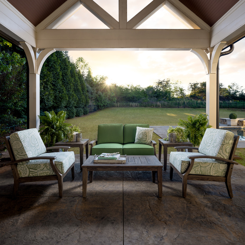 Lloyd Flanders Frontier Loveseat and Lounge Chair Outdoor Set - LF-FRONTIER-SET2