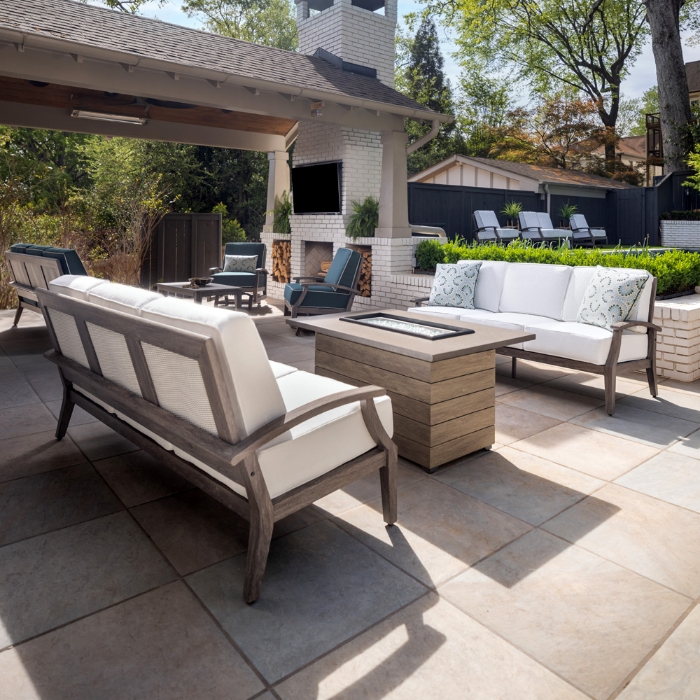 Frontier Sofa and Porch Rocker Set