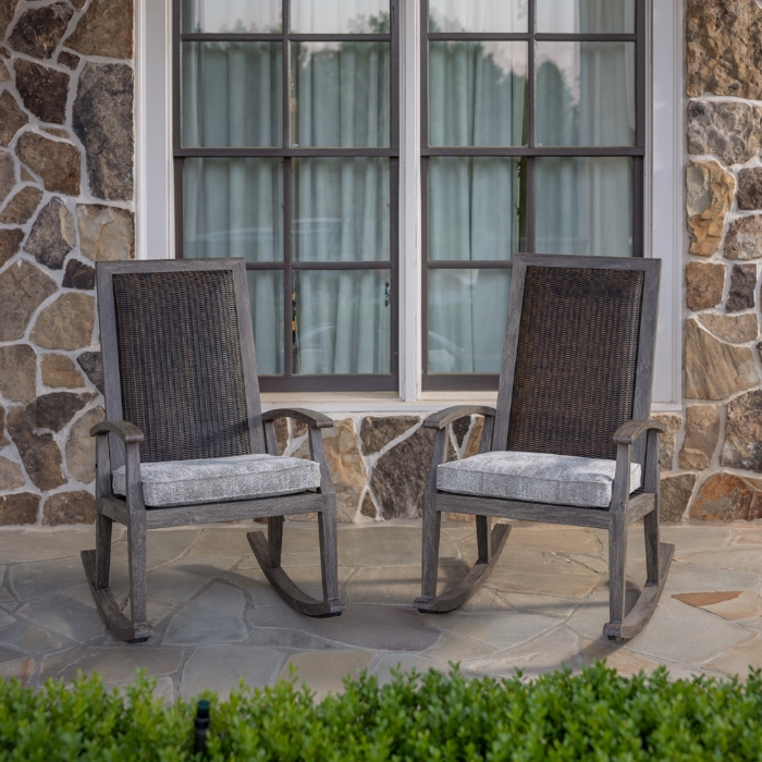 Lloyd Flanders Frontier Set of 2 High Back Porch Rockers - LF-FRONTIER-SET7