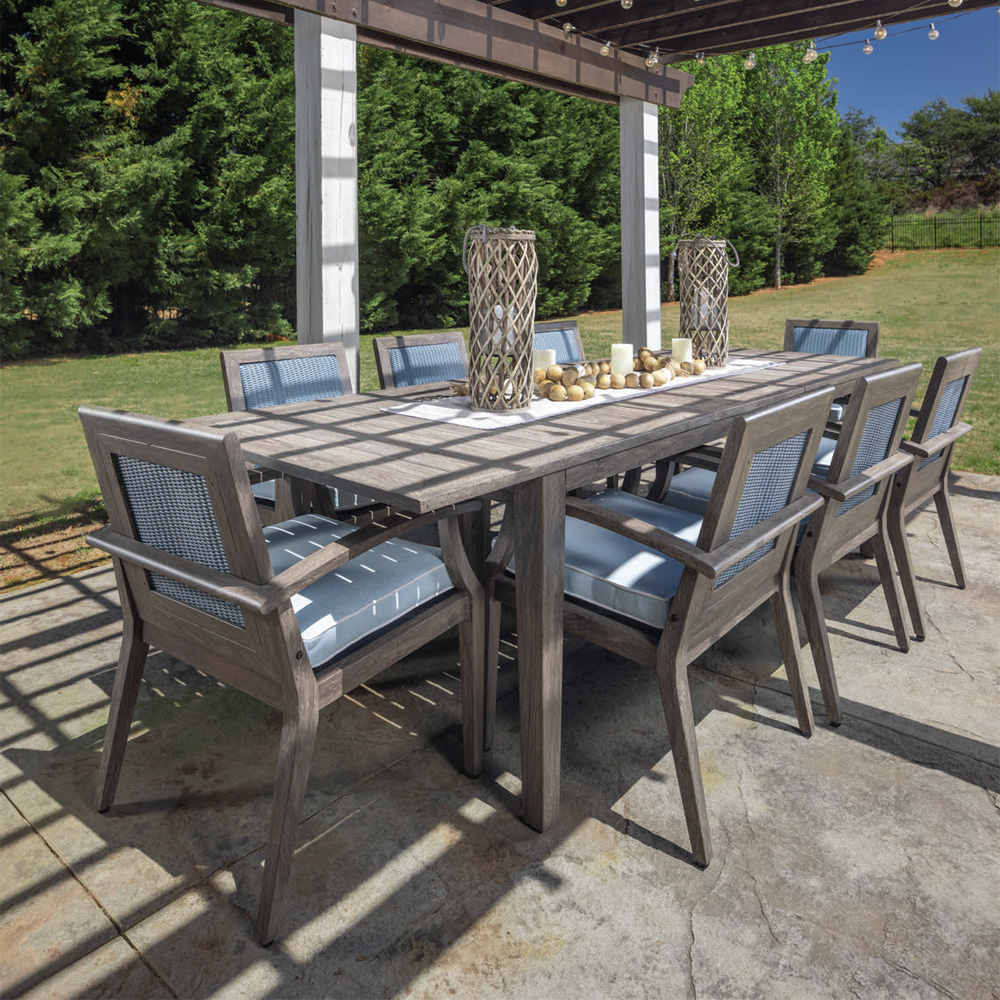 Lloyd Flanders Frontier Dining Set for 8 - LF-FRONTIER-SET9