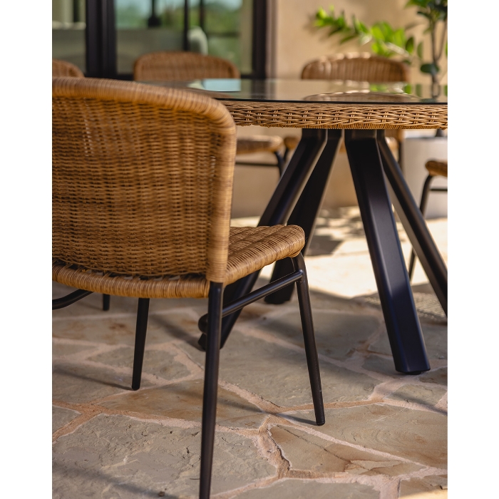 Galloway Armless Dining Chair back