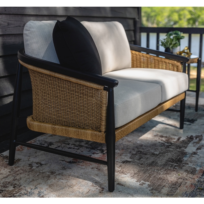 Lloyd Flanders Galloway Loveseat side