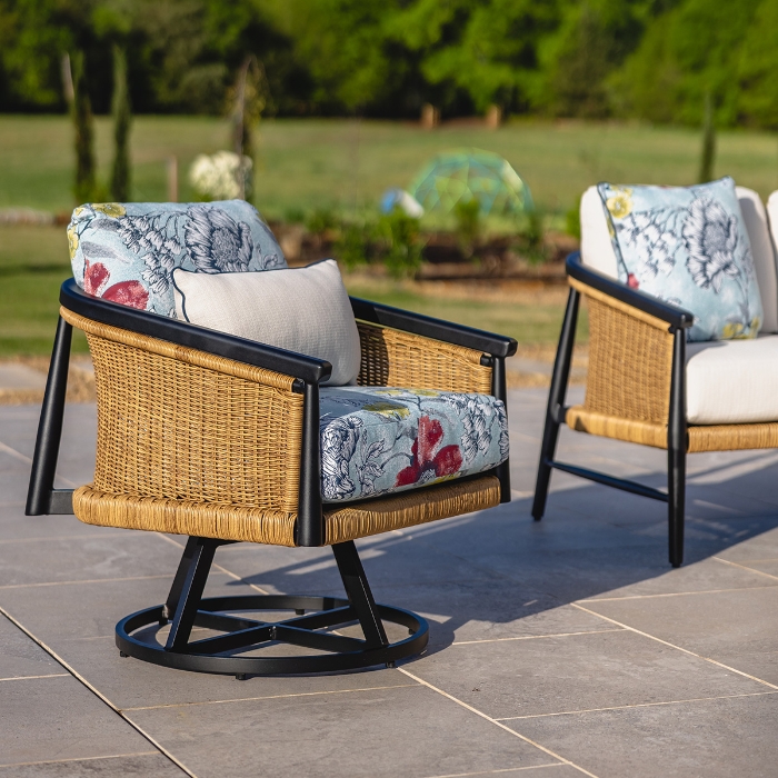 Galloway Swivel Lounge Chair lifestyle