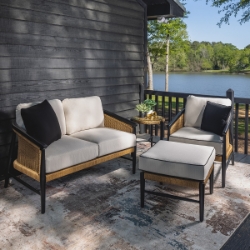 Lloyd Flanders Galloway Loveseat and Lounge Chair Set - LF-GALLOWAY-SET5