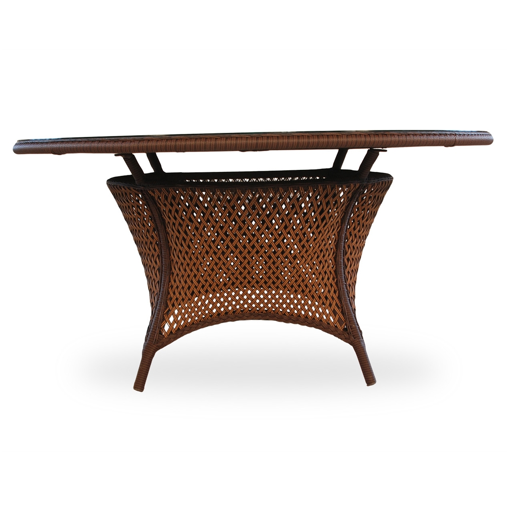 Lloyd Flanders Grand Traverse 60 inch round Glass Top Dining Table - 71060