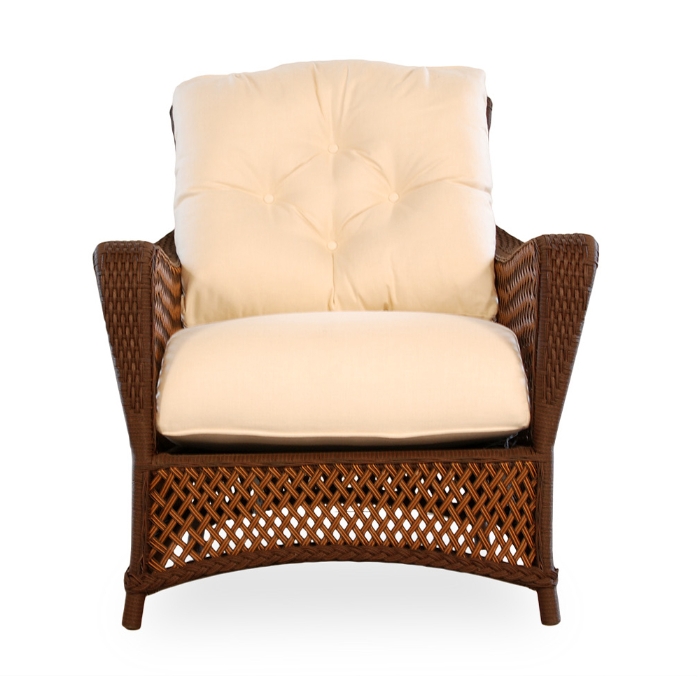 Grand Traverse Woven Vinyl Loveseat Glider and Lounge Chair Set - LF-GRANDTRAVERSE-SET2