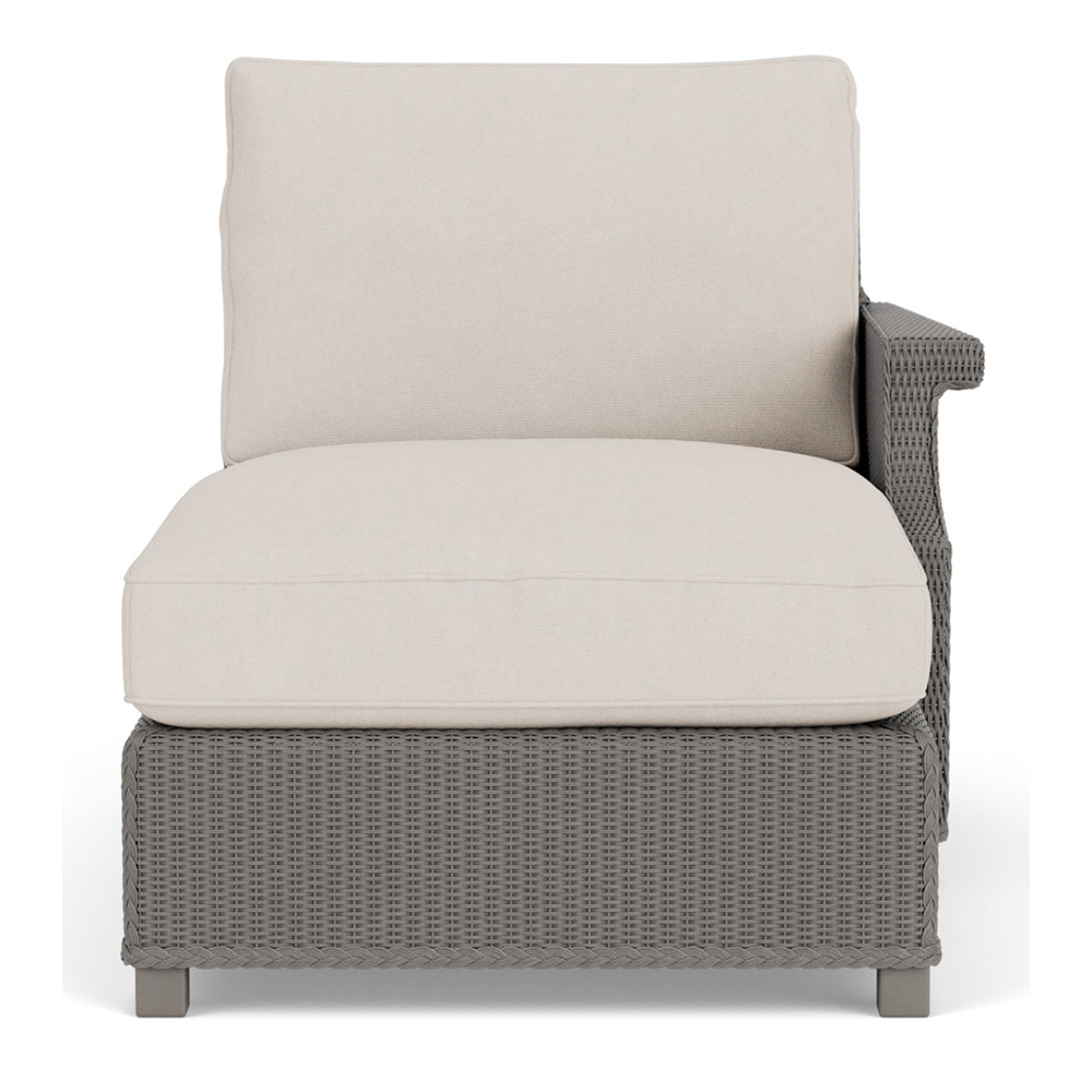 Lloyd Flanders Hamptons Left Arm Sectional Chaise Front View