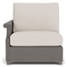Lloyd Flanders Hamptons Wicker Right Arm Sectional Chair Front View