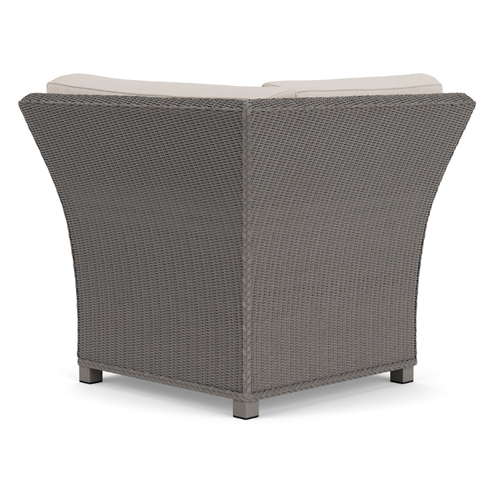 Lloyd Flanders Hamptons Corner Sectional Wicker Chair Back View