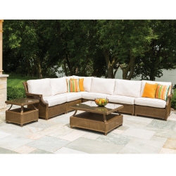 Lloyd Flanders Hamptons Wicker L-Sectional - LF-HAMPTONS-SET11