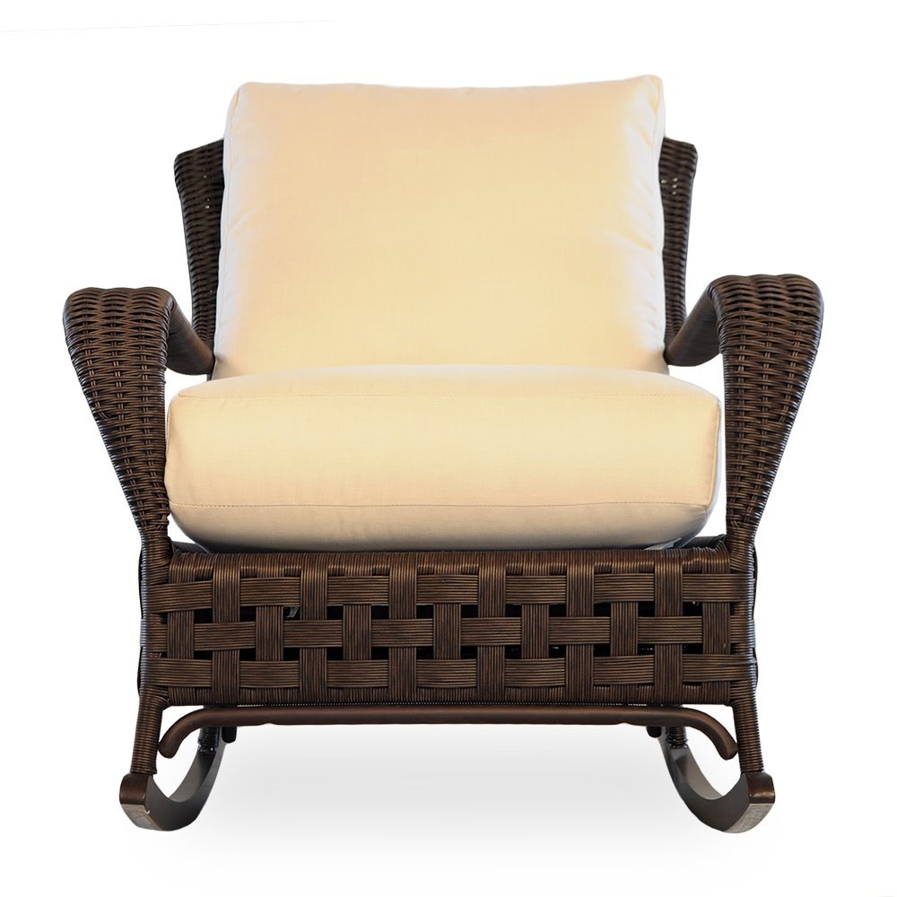 Lloyd Flanders Haven Vinyl Wicker Patio Lounge Set - Thumbnail 4