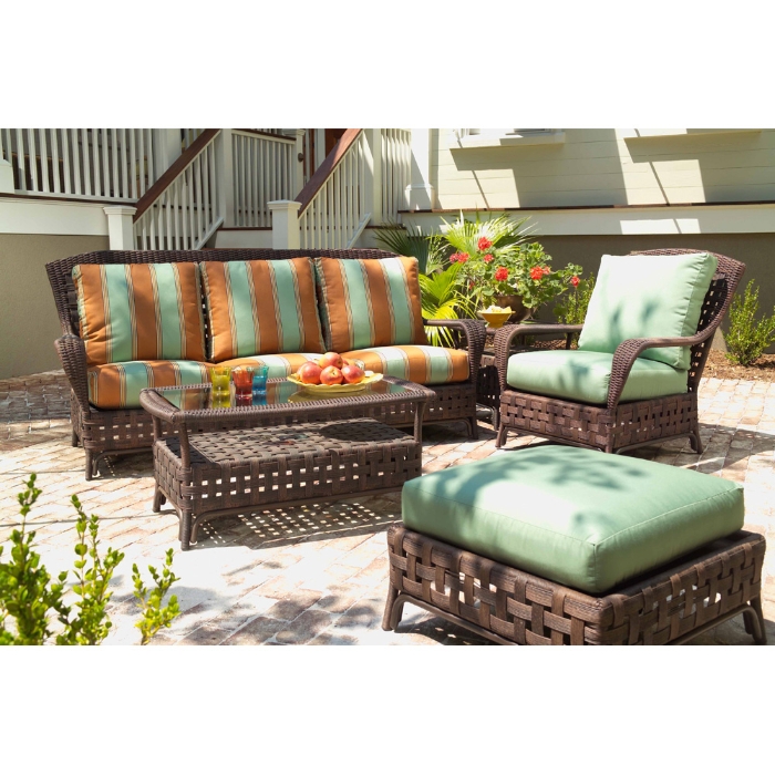 Haven Vinyl Wicker Cocktail Table - 43044