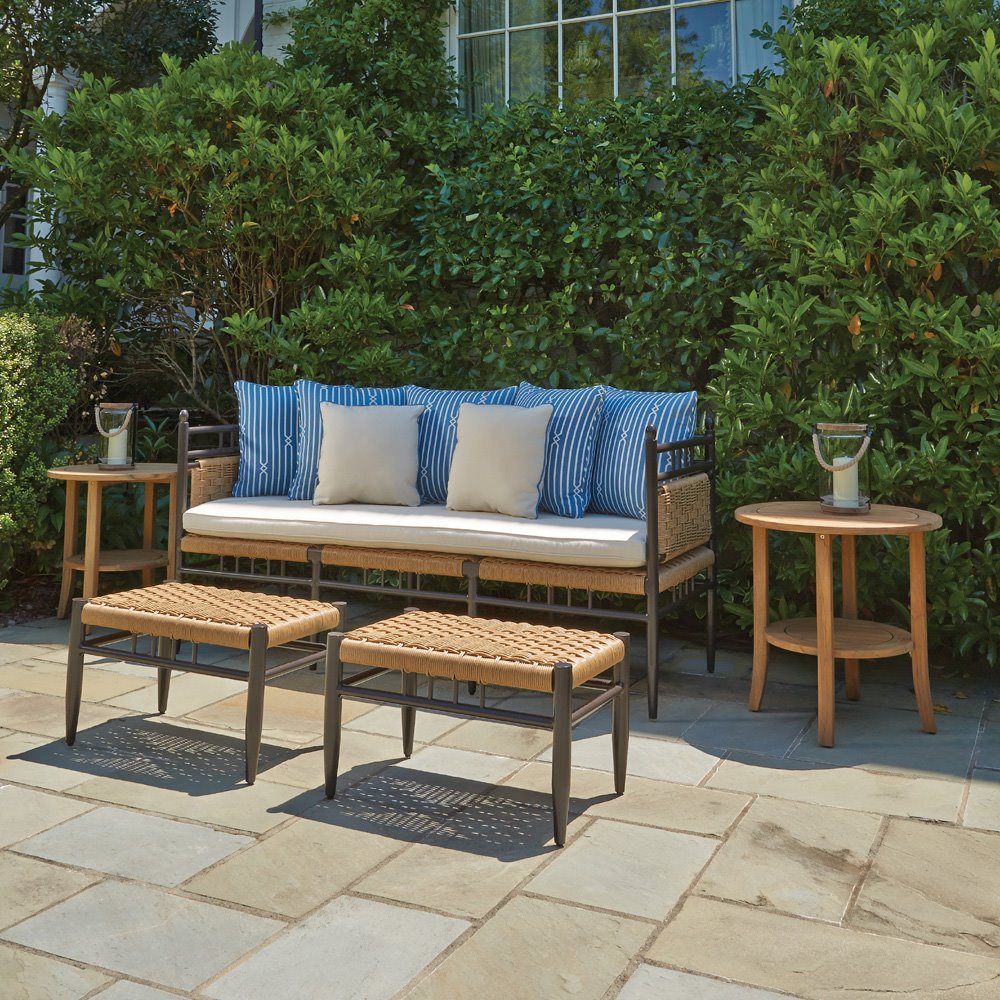Aluminum frame vinyl furniture