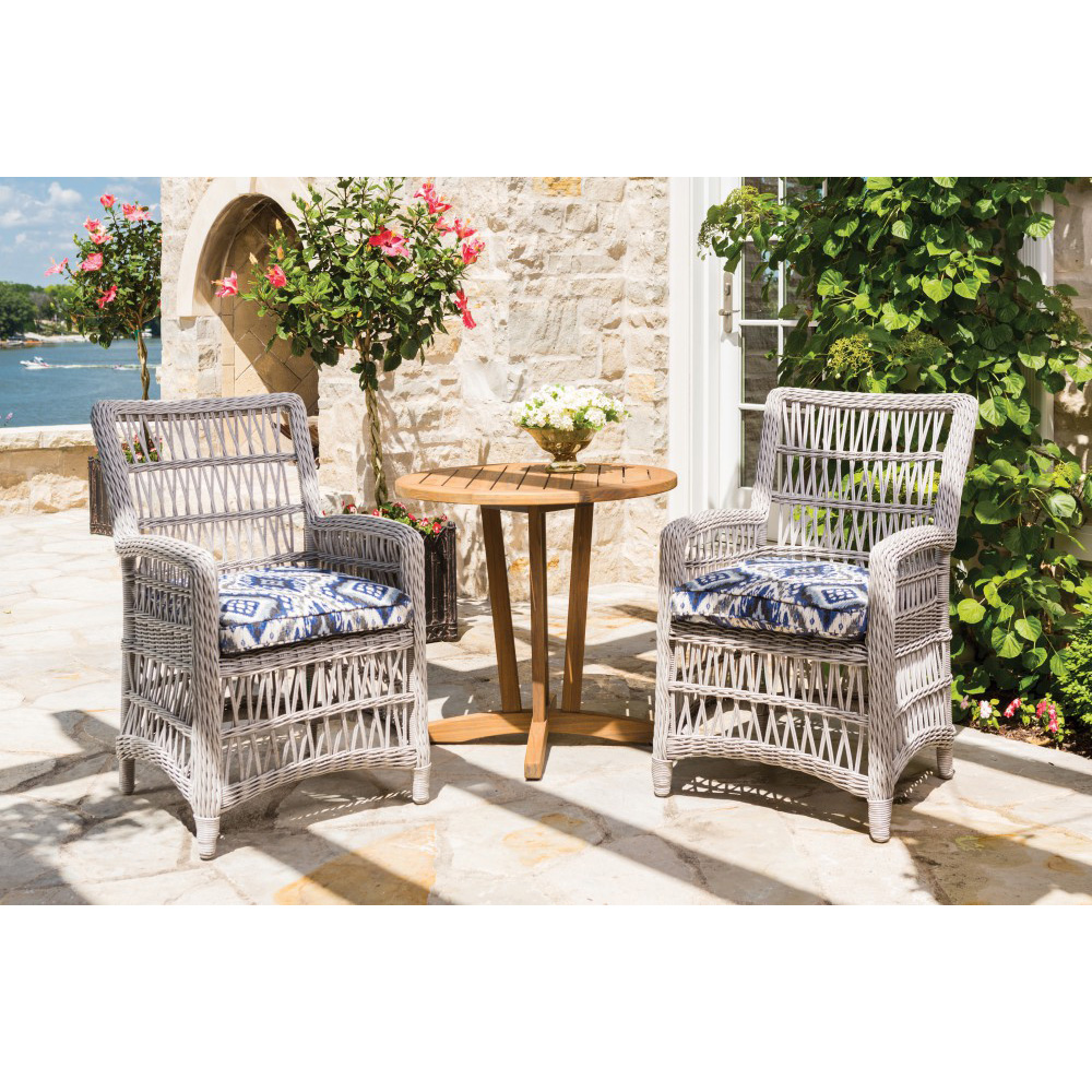 Lloyd Flanders Mackinac Wicker Bistro Dining Set - LF-MACKINAC-SET7