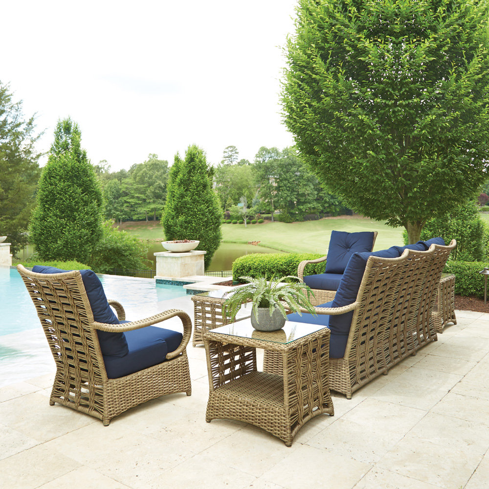 wicker sofa set