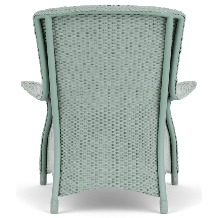 Lloyd Flanders Mandalay Wicker Lounge Chair Back View