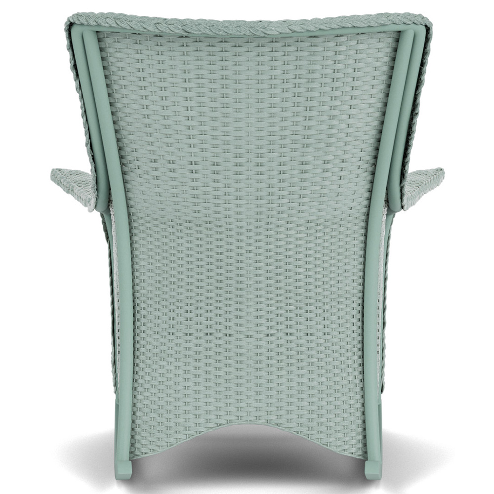 Lloyd Flanders Mandalay Wicker Porch Rocker Back View