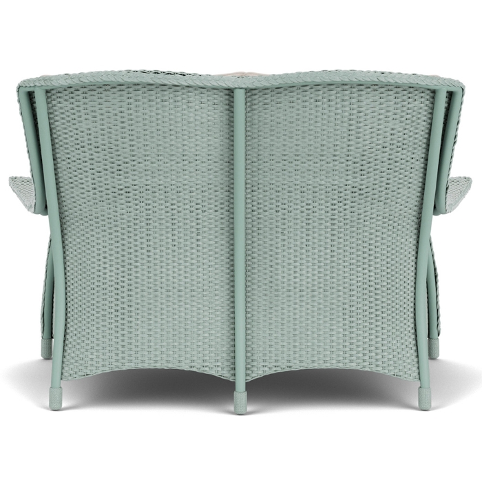 Lloyd Flanders Mandalay Wicker Loveseat Back View