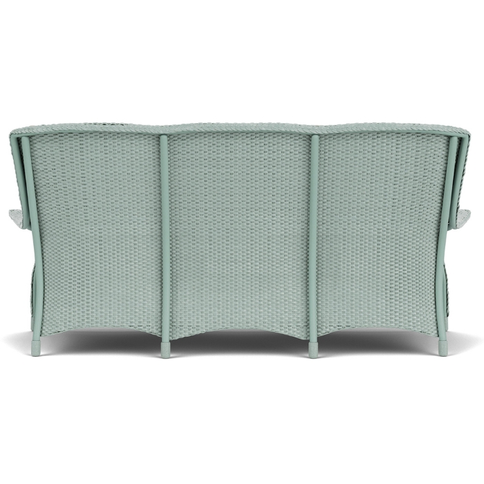 Lloyd Flanders Mandalay Wicker Sofa Back View