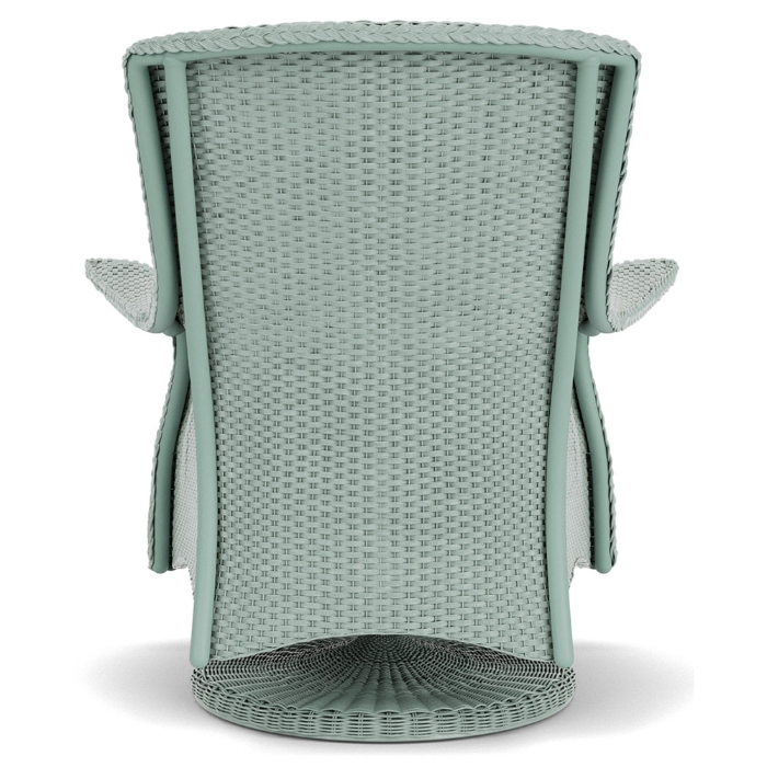 Lloyd Flanders Mandalay Wicker Swivel Rocker Back View