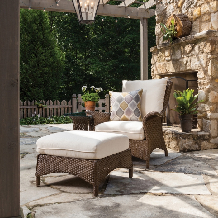Mandalay Wicker Lounge Chair - 27002